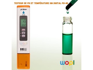PH-80 idéale pour connaître le pH de votre solution